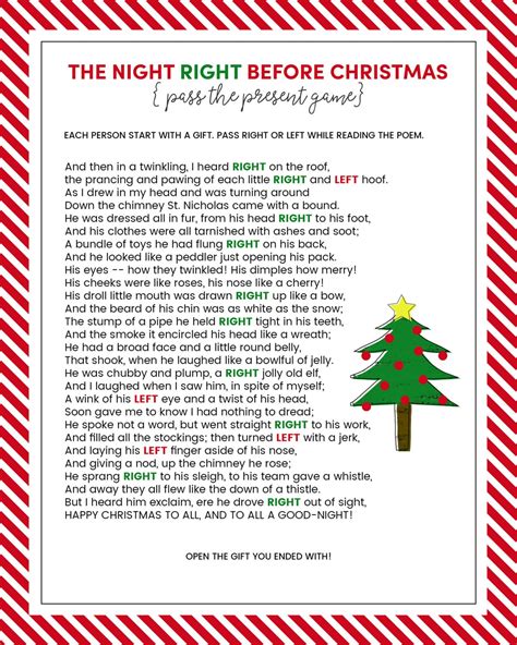 christmas story left right game|right left christmas game based on the nativity story.